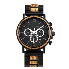 Man Watch Luxury Men's Men Watches For Men Quartz Wristwatches Luminous Wood  Male Watch Chronograph Orologio Uomo Timepieces