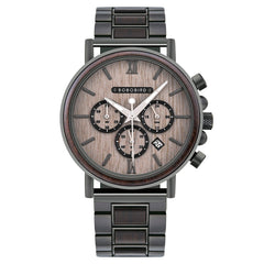 Man Watch Luxury Men's Men Watches For Men Quartz Wristwatches Luminous Wood  Male Watch Chronograph Orologio Uomo Timepieces