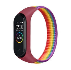 Bracelet for mi band 5 6 Strap Nylon Sport loop watch Belt pulsera correa Miband strap Wristband for xiaomi Mi band 4 3 Bracelet