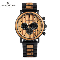 Man Watch Luxury Men's Men Watches For Men Quartz Wristwatches Luminous Wood  Male Watch Chronograph Orologio Uomo Timepieces