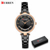 CURREN Classic Simple Women's Wristwatches Quartz Stainless Steel Watches Female Small and Elegant Ladies Clock