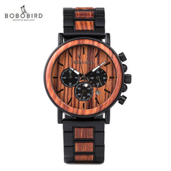 Man Watch Luxury Men's Men Watches For Men Quartz Wristwatches Luminous Wood  Male Watch Chronograph Orologio Uomo Timepieces